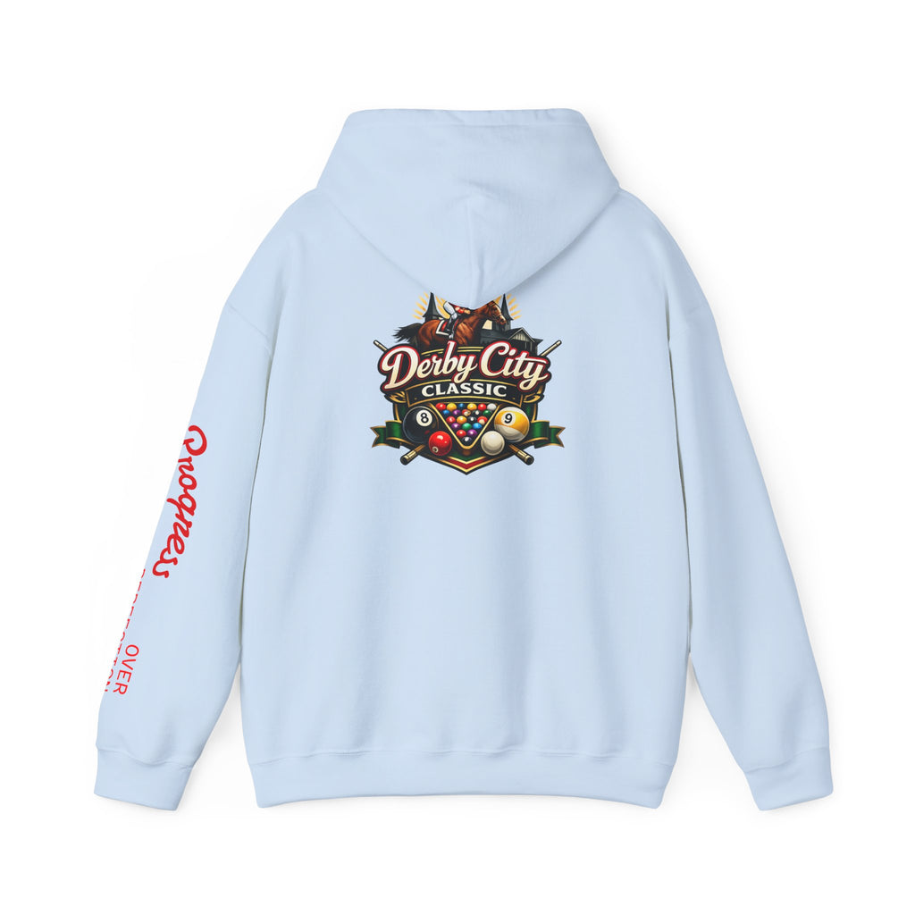 Fendlay Derby City Classic Custom Logo Pool Logo Hoodie | Pool Player Photo Embroidery