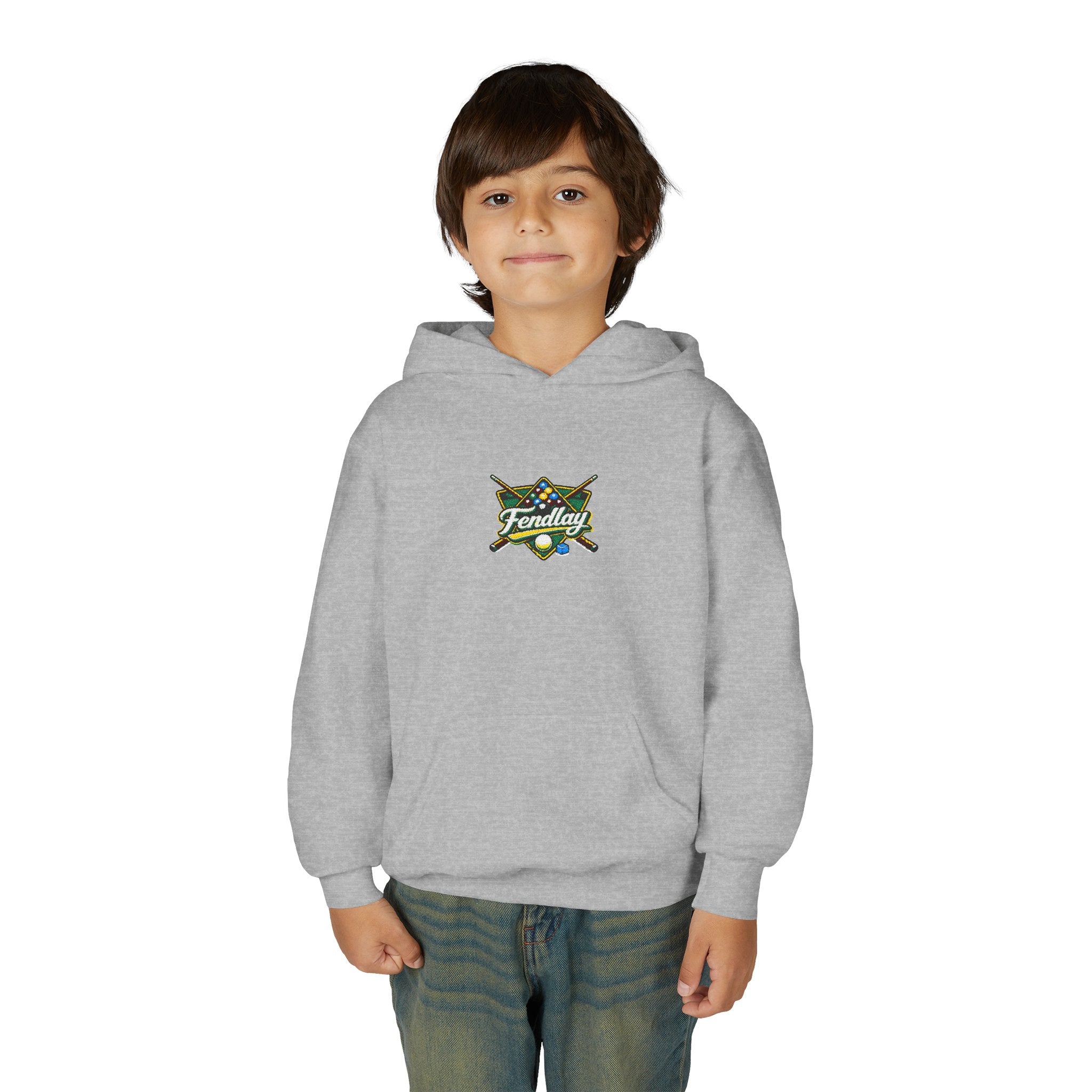 Fendlay Logo Youth Hoodie | Sports Team Emblem