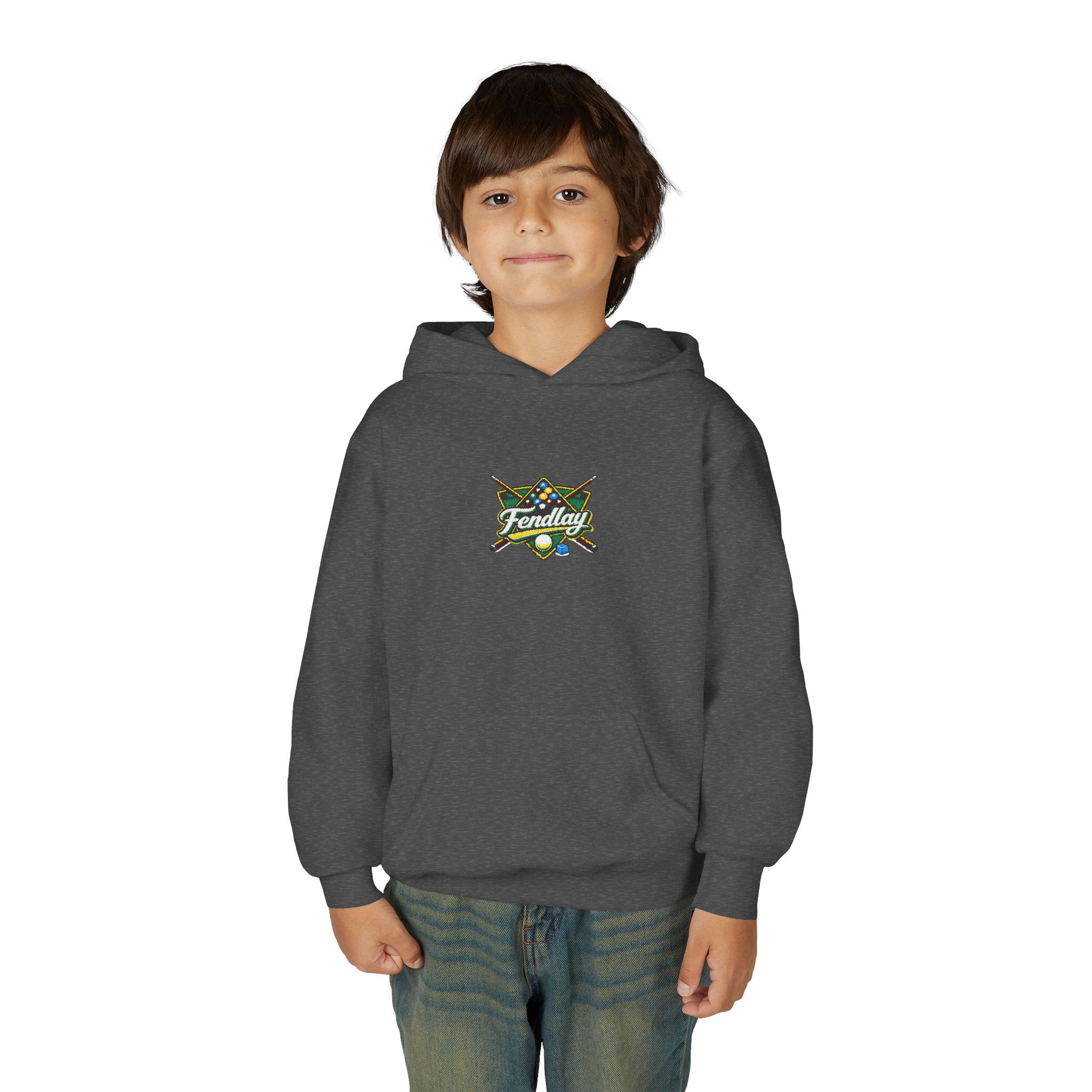 Fendlay Logo Youth Hoodie | Sports Team Emblem