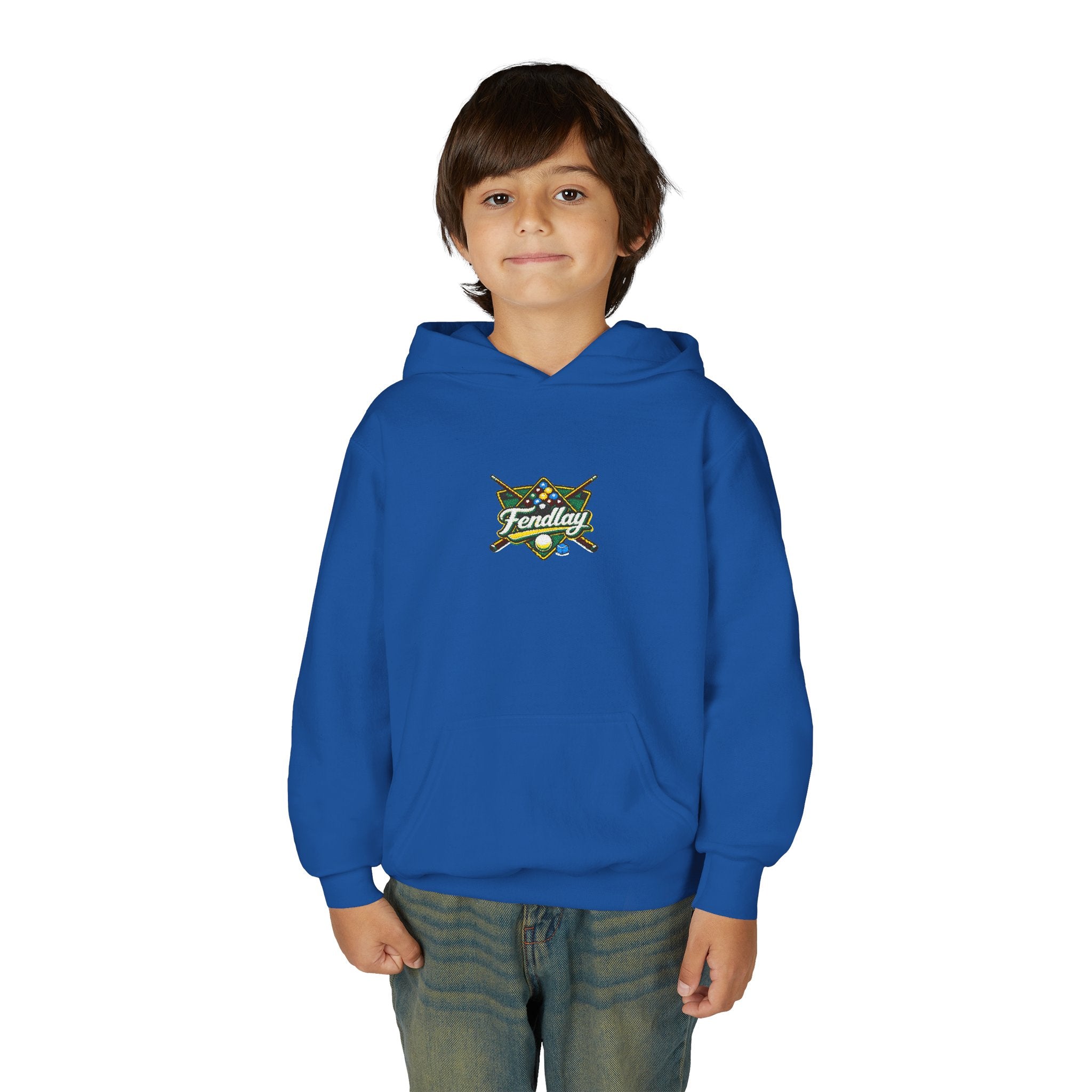 Fendlay Logo Youth Hoodie | Sports Team Emblem