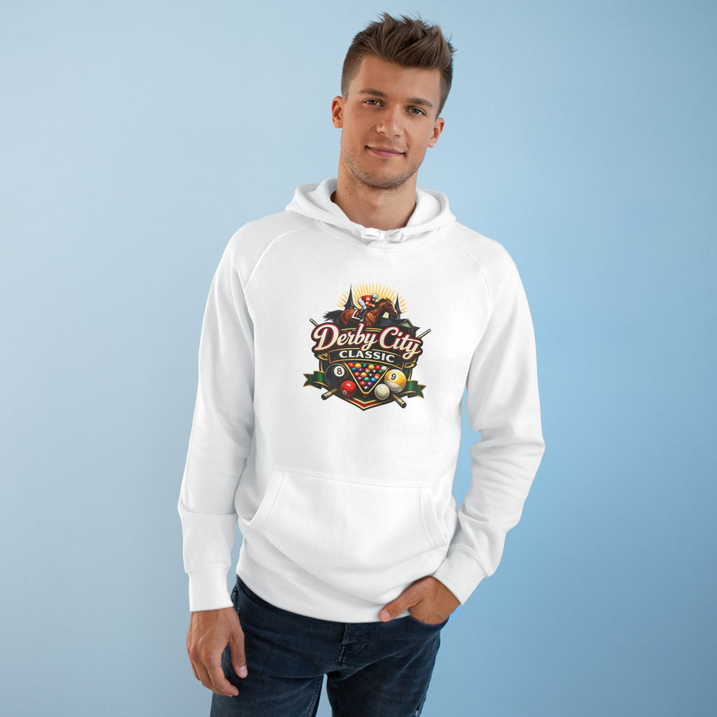 Derby City Classic Hoodie — Retro Horseshoe Horse Racing Logo