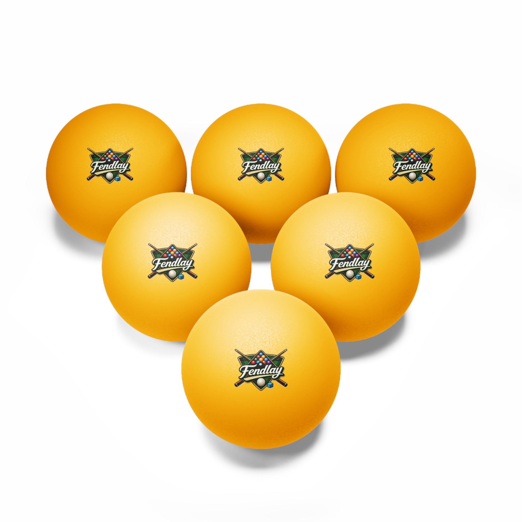 Fendlay Billiards Logo Ping Pong Balls