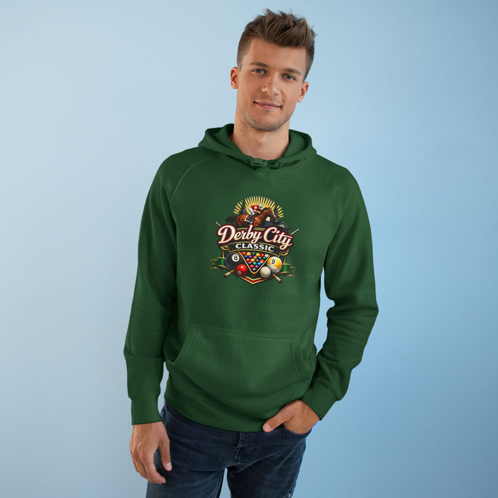 Derby City Classic Hoodie — Retro Horseshoe Horse Racing Logo