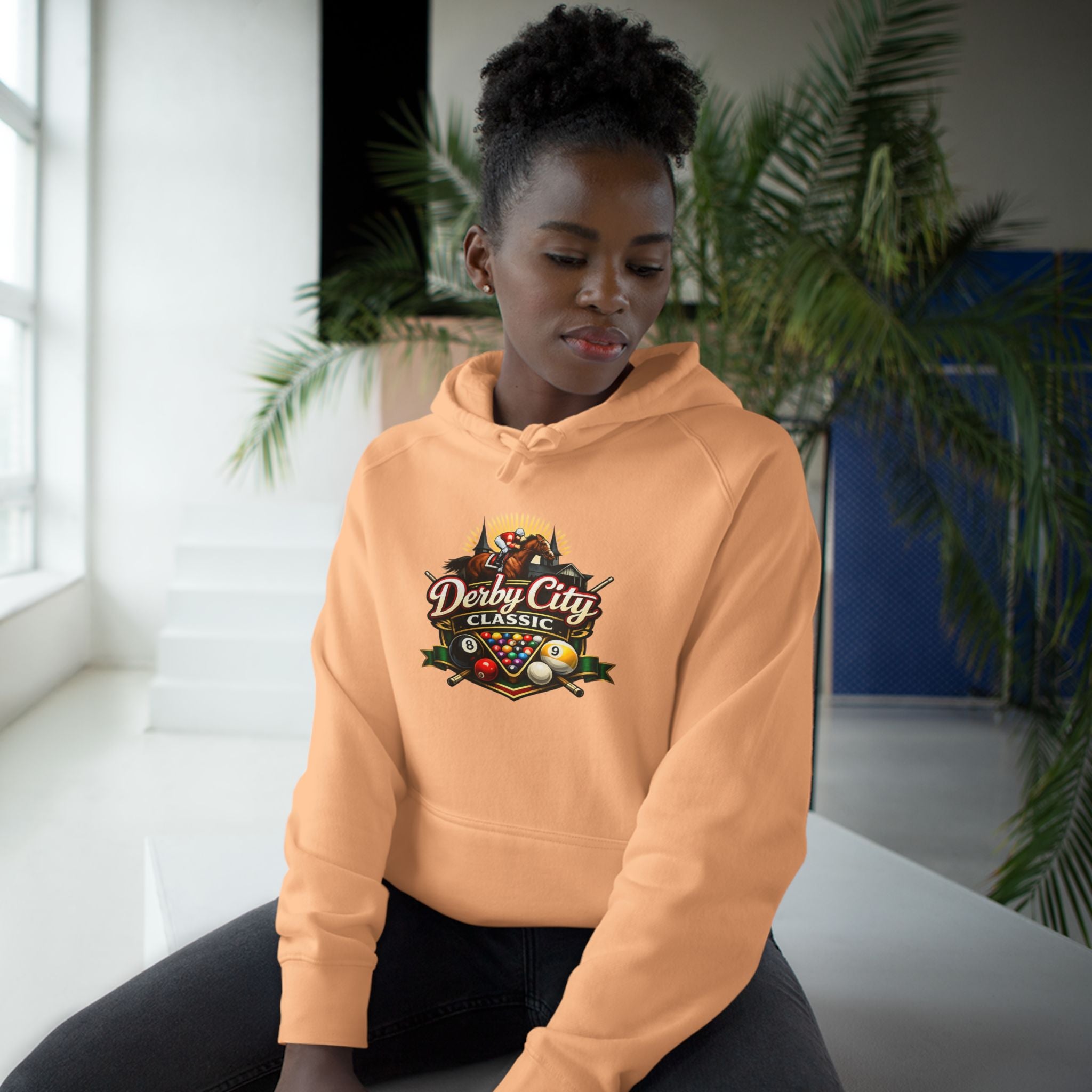 Derby City Classic Hoodie — Retro Horseshoe Horse Racing Logo