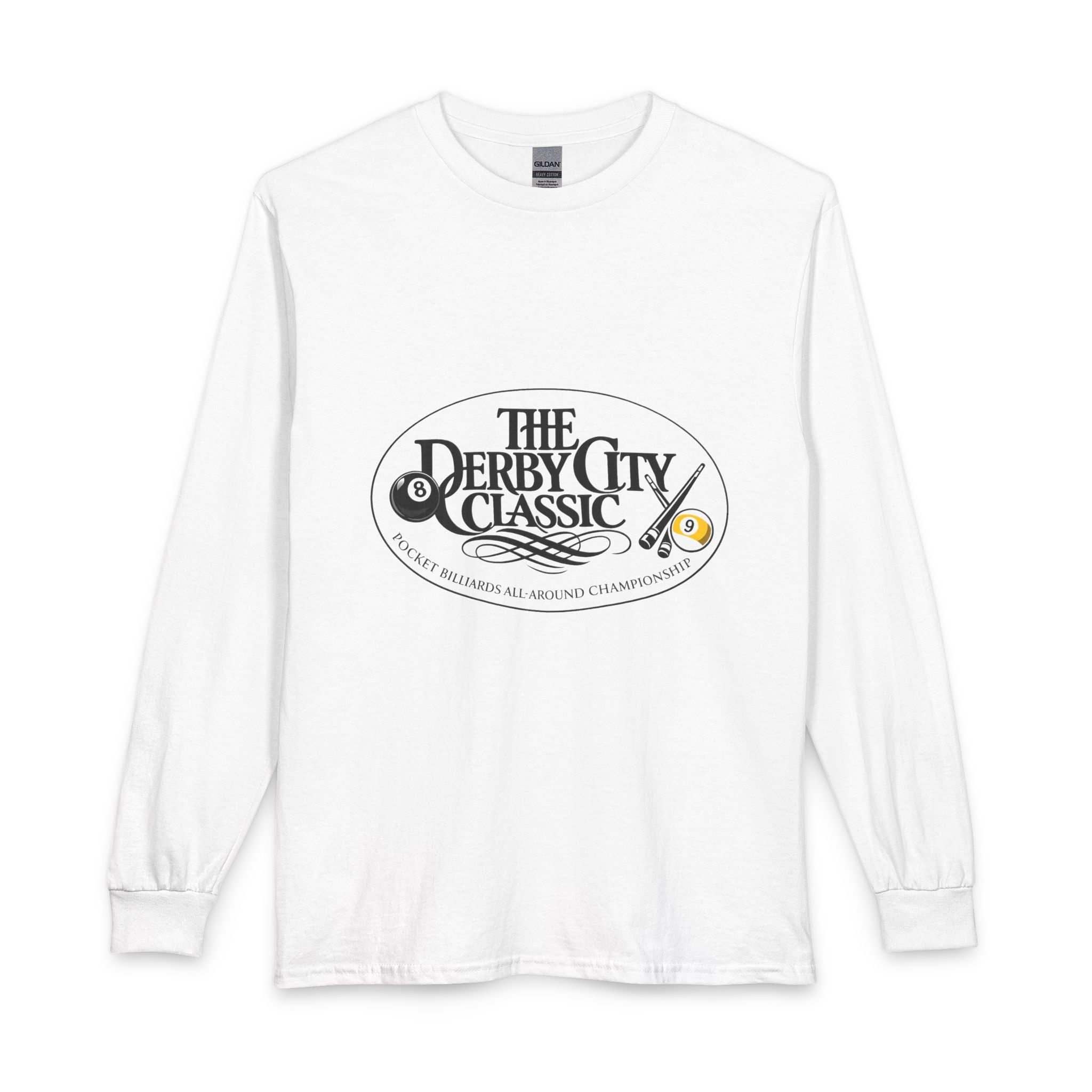 Derby City Classic logo Long Sleeve Shirt | Bowling 8-Ball Cue Tournament
