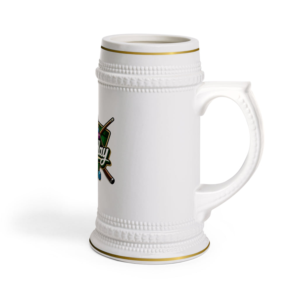 Fendlay Billiards Logo Stein Mug | Pool Cues, Billiard Balls