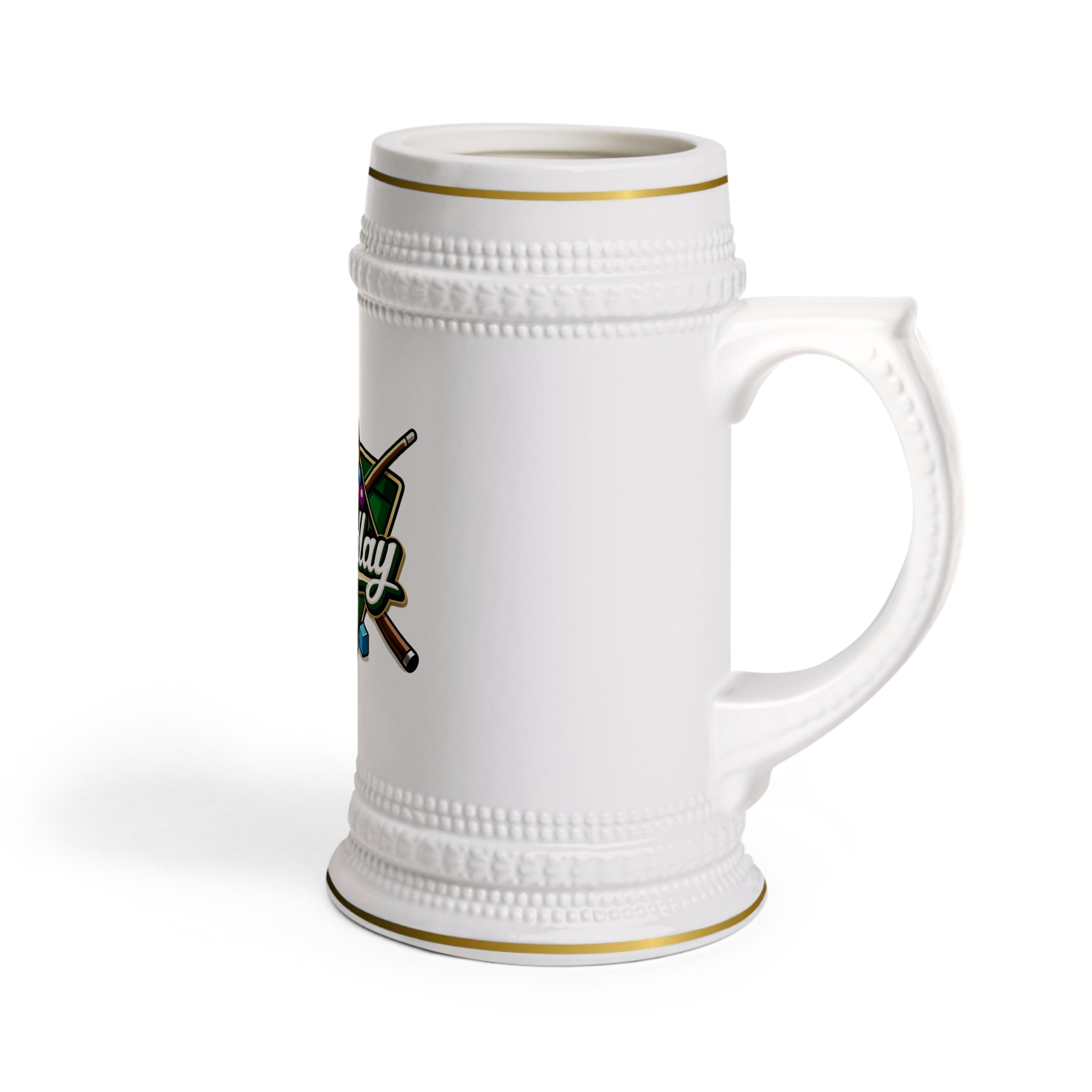 Fendlay Billiards Logo Stein Mug | Pool Cues, Billiard Balls
