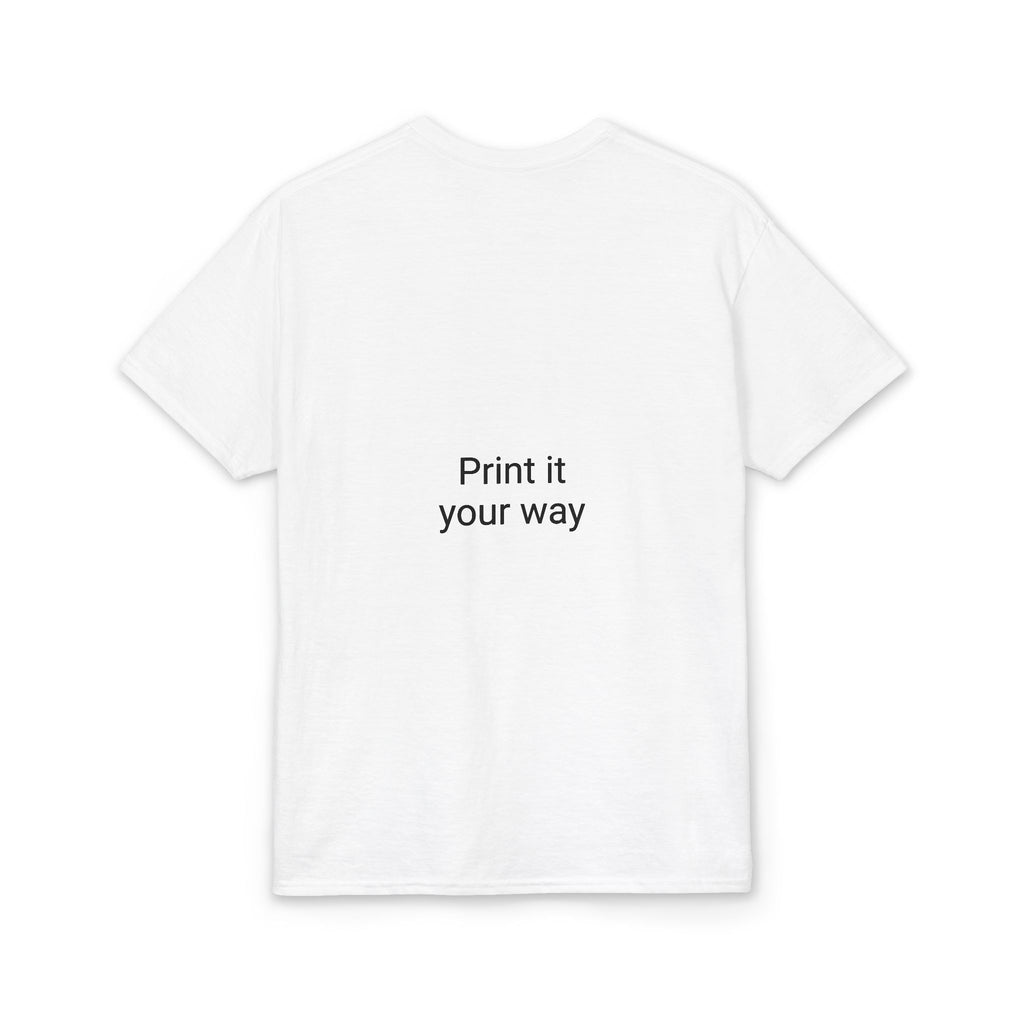 American Flag 'T' Freedom T-Shirt | Bed Wine & Blue Back Design