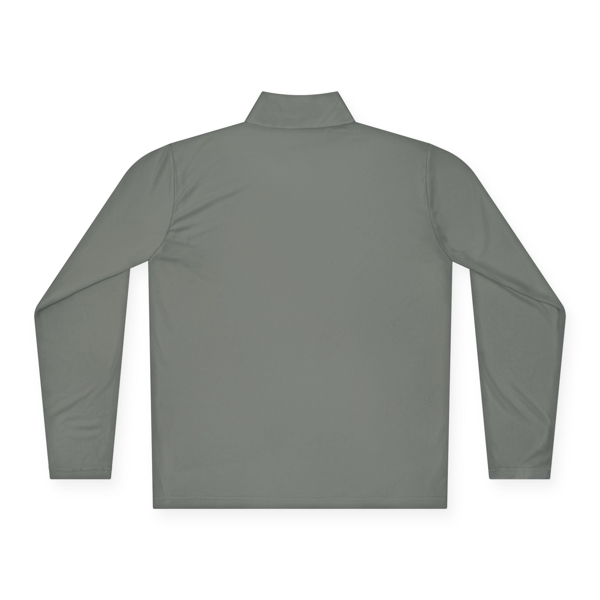 Wave Heart Logo Quarter-Zip Pullover | Minimal Script Chest Print