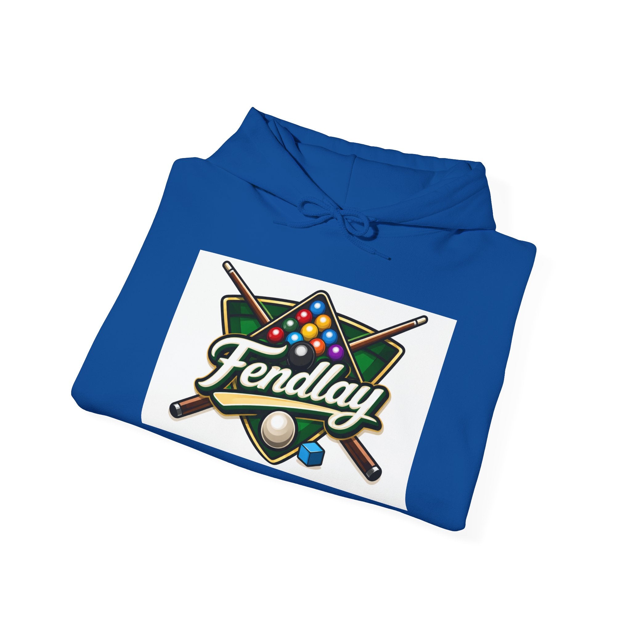 Billiards Logo Fendlay Hoodie | Pool Cue & Rack Sweatshirt
