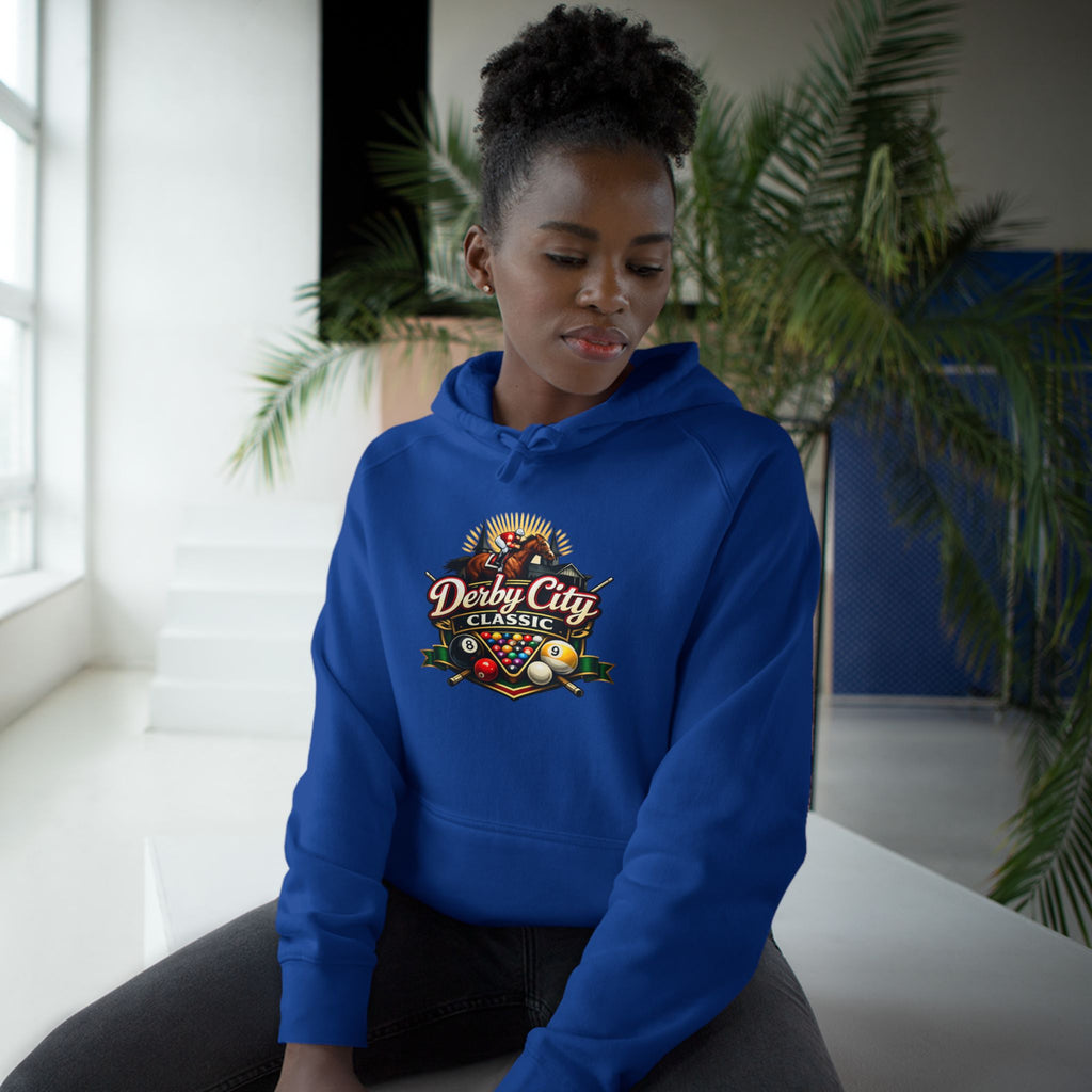 Derby City Classic Hoodie — Retro Horseshoe Horse Racing Logo