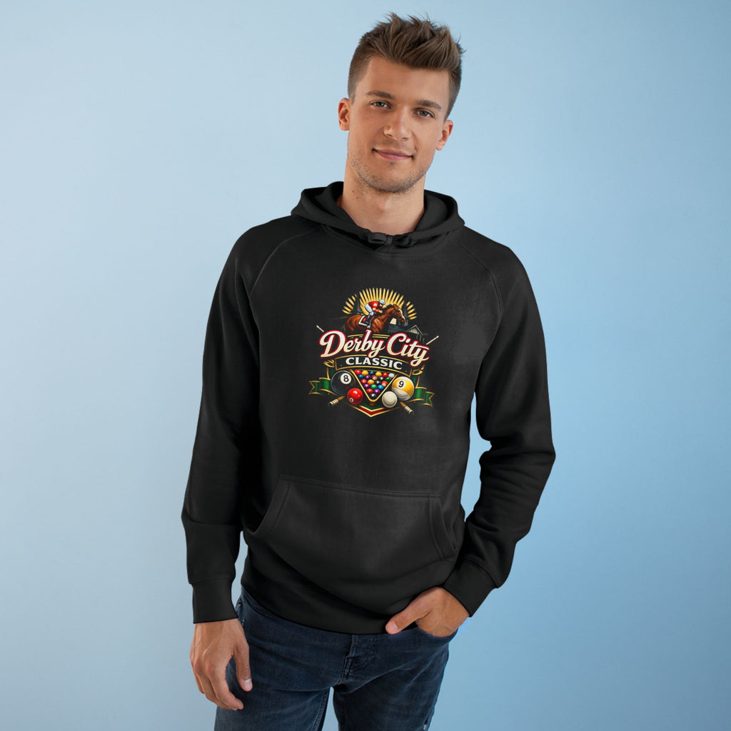 Derby City Classic Hoodie — Retro Horseshoe Horse Racing Logo