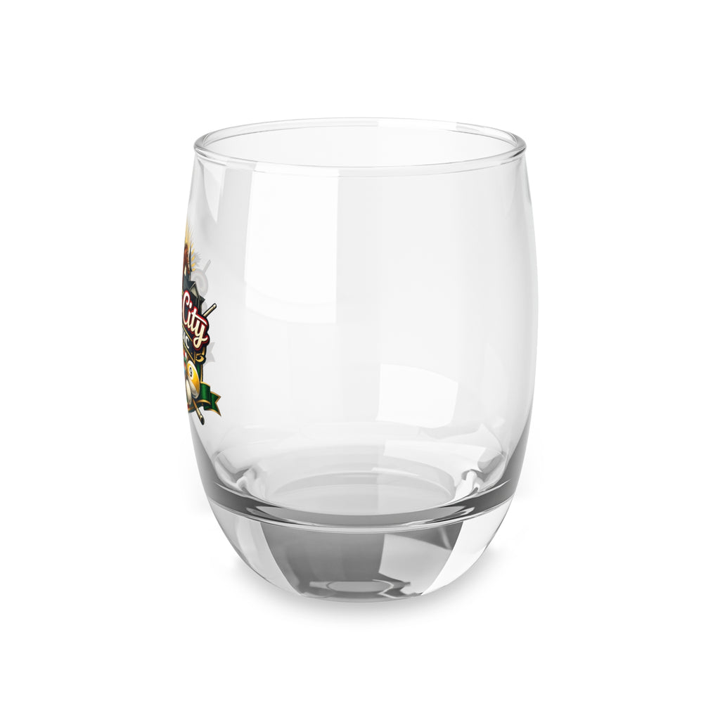 Copy of Pool Table Billiards Logo Whiskey Glass | Cue, Balls, Rack
