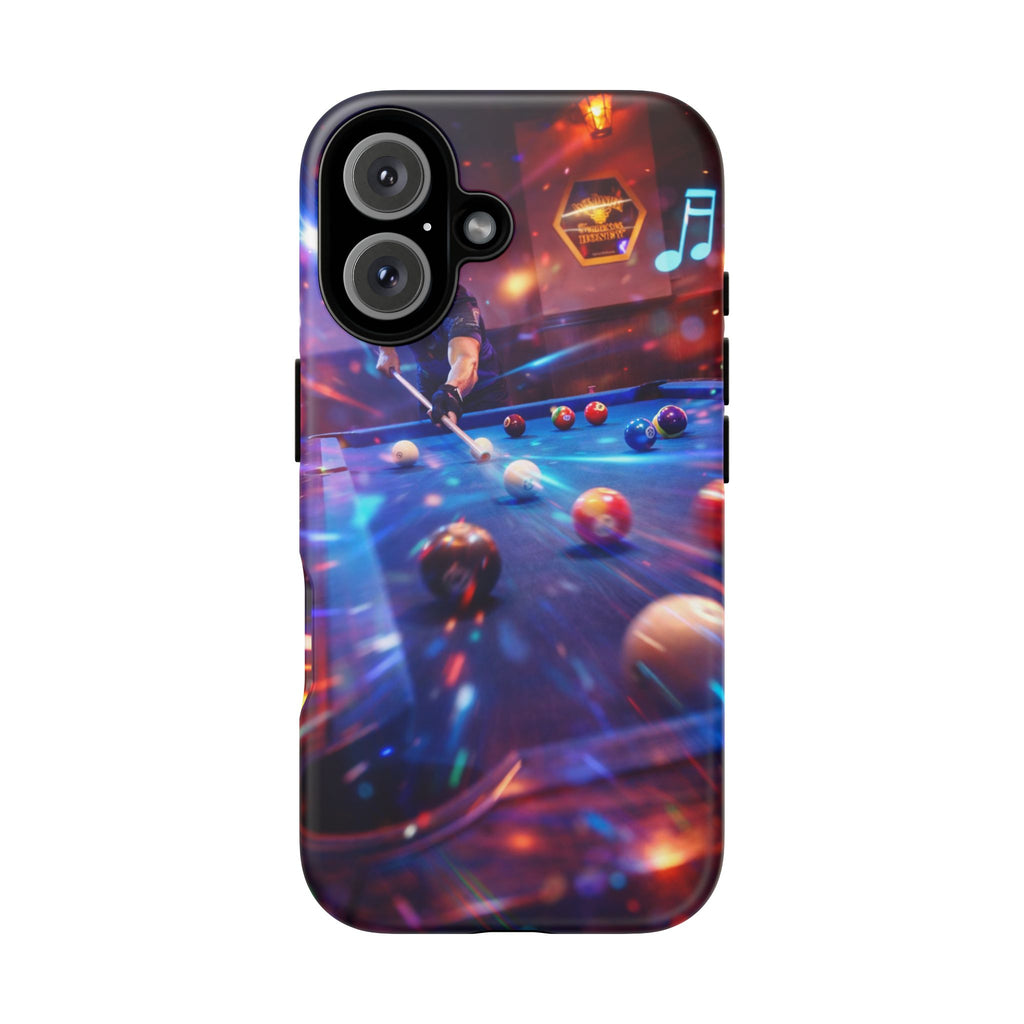 Custom Pool Billiards Phone Case | Cue Ball Arcade Design
