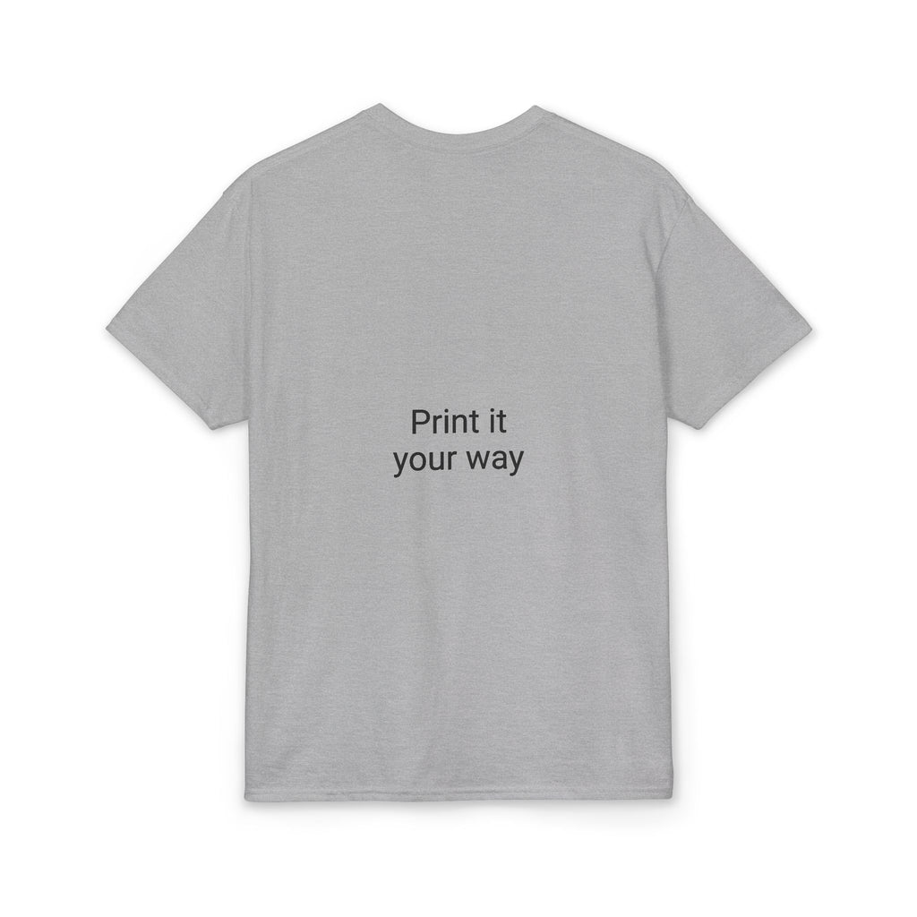 American Flag 'T' Freedom T-Shirt | Bed Wine & Blue Back Design