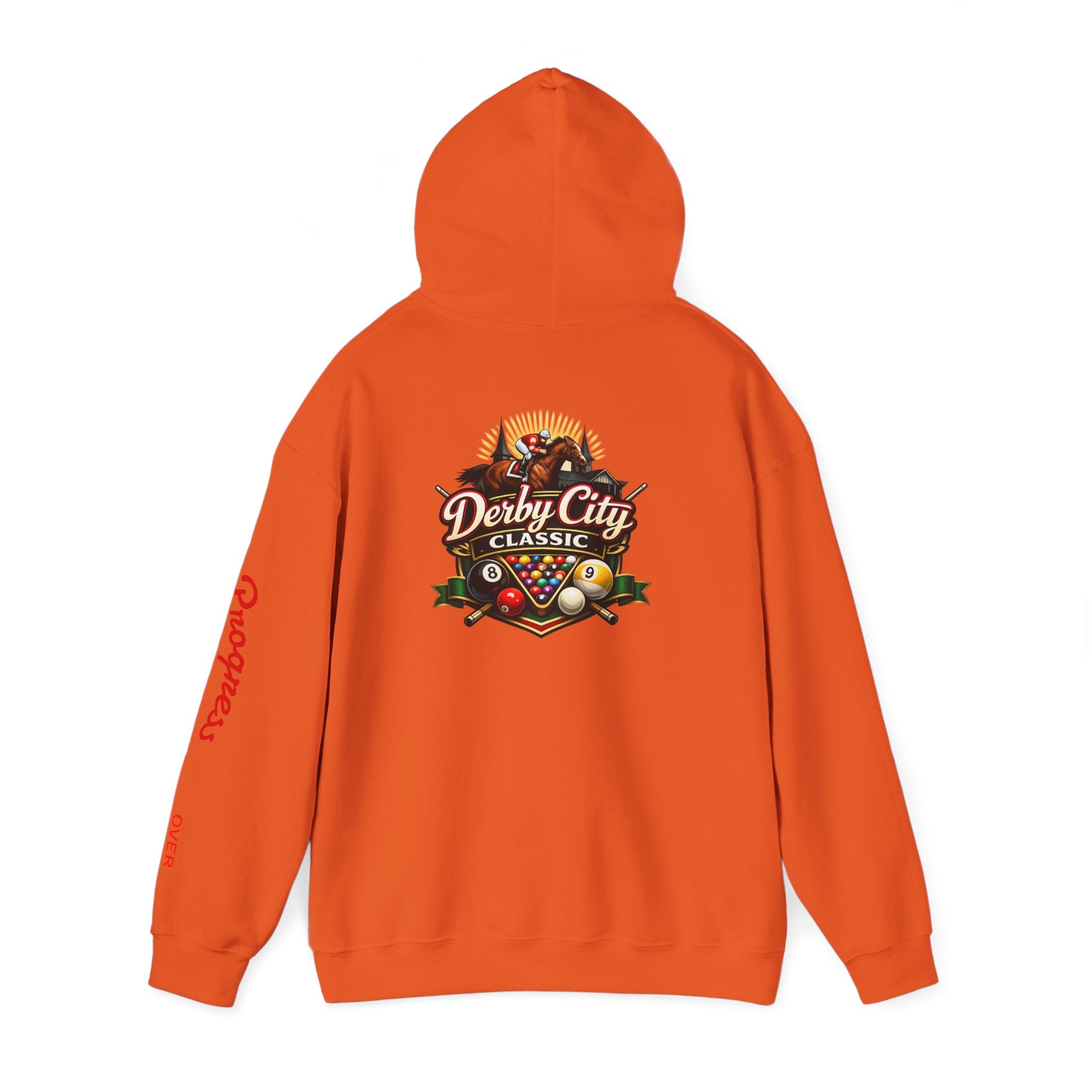 Fendlay Derby City Classic Custom Logo Pool Logo Hoodie | Pool Player Photo Embroidery